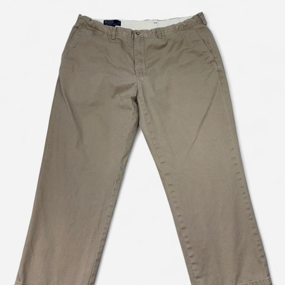 Ralph Lauren tan chino trousers 40x28.5 0224 - Picture 1 of 7